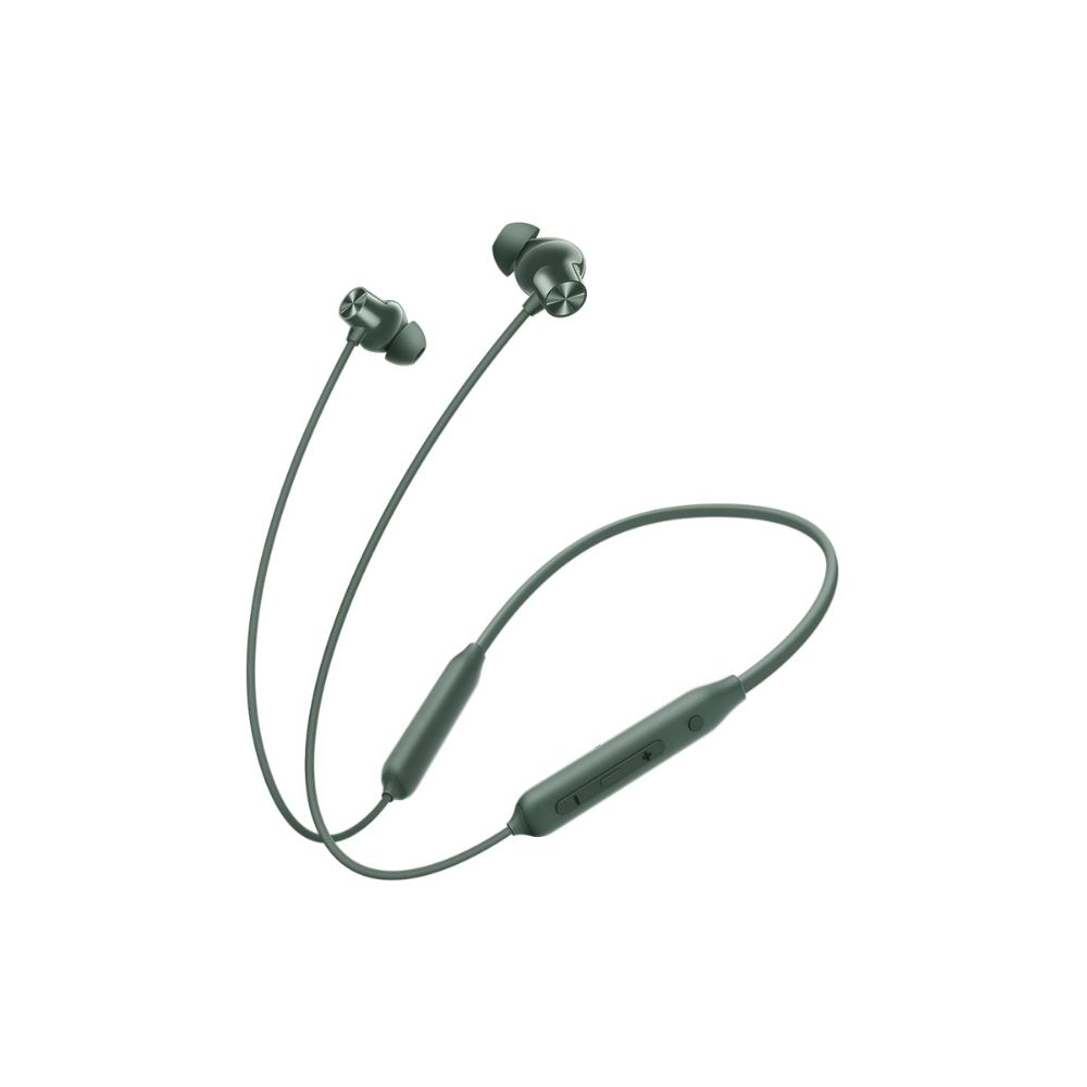 1 OnePlus Bullets Wireless Z2 ANC Bluetooth in Ear Earphones with Mic, 45dB Hybrid ANC, Bombastic Bass - 12.4 mm Drivers, 10 Mins Charge - 20 Hrs Music, 28 Hrs Battery (Grand Green) - Image 1