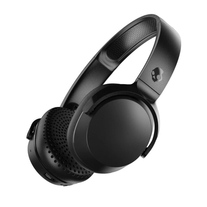 Riff 2 On Ear Wireless Headphones, 40mm Drivers, Advanced Features via App, Collapsible Design, 34Hr Playtime + Rapid Charge- Black - Image 1