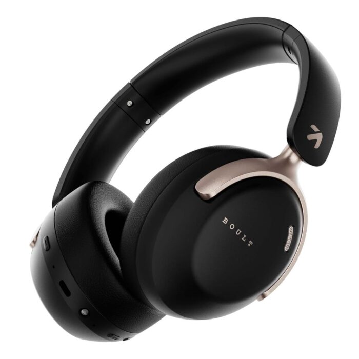 Newly Launched Soniq Over Ear Bluetooth Headphones with 70H Playtime, 40mm Bass Drivers, Zen™ ENC Mic, Type-C Fast Charging, Dual Device Pairing, BTv 5.4, AUX Option, Wireless Headphones (Black) - Image 1