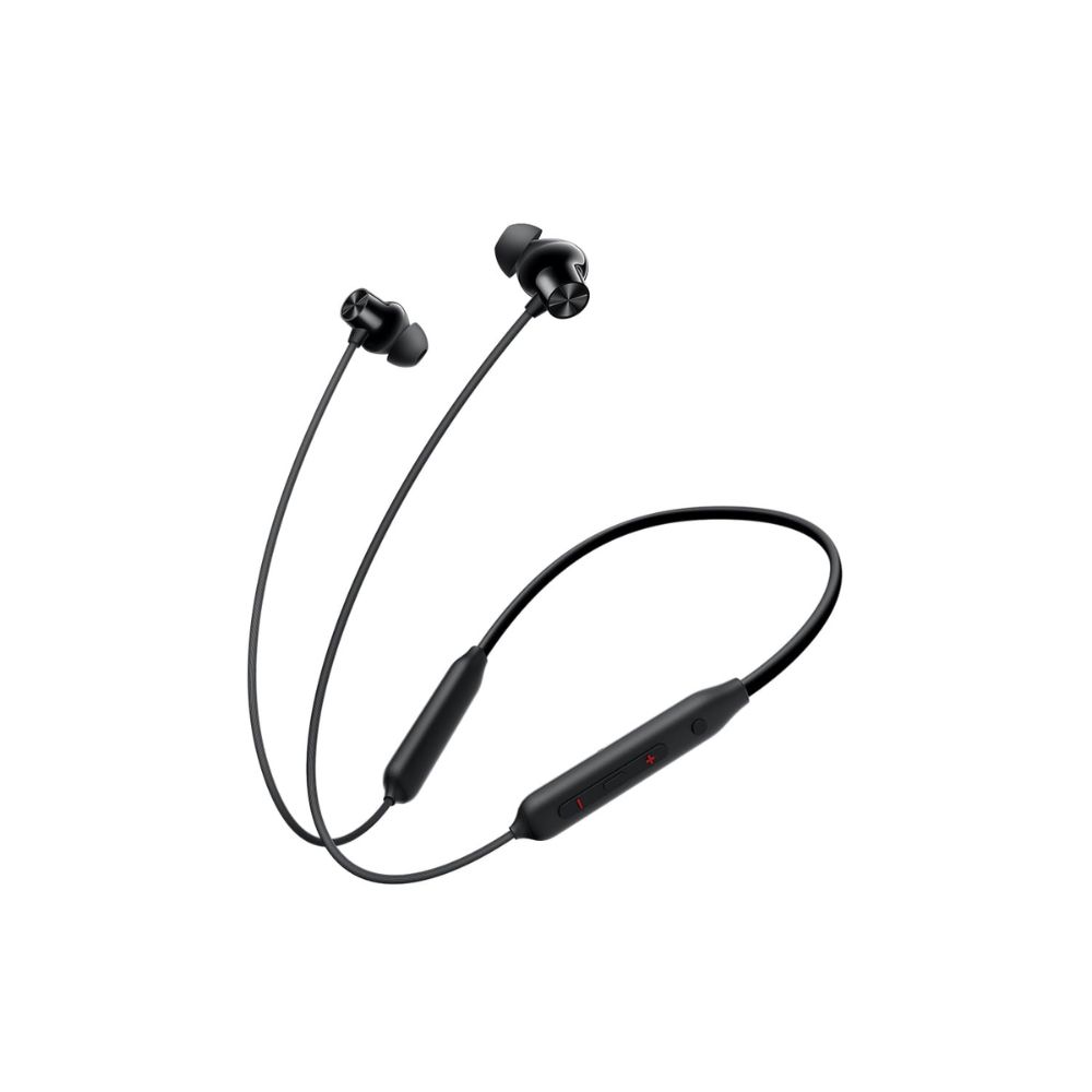 2 OnePlus Bullets Wireless Z2 ANC Bluetooth in Ear Earphones with Mic, 45dB Hybrid ANC, Bombastic Bass - 12.4 mm Drivers, 10 Mins Charge - 20 Hrs Music, 28 Hrs Battery (Booming Black) - Image 1