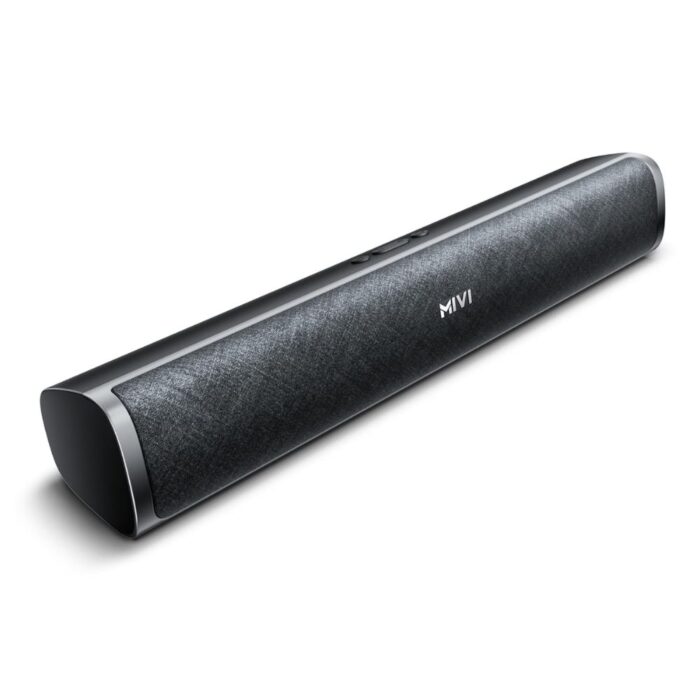 Mivi Fort Q26 Soundbar [New Launch] with 26W Powerful Audio, 2.0 Channel with Dual Full-Range Speakers, Multiple Input Modes, 6H Playtime, 2500mAh Battery, Made in India Soundbar for TV - Image 1