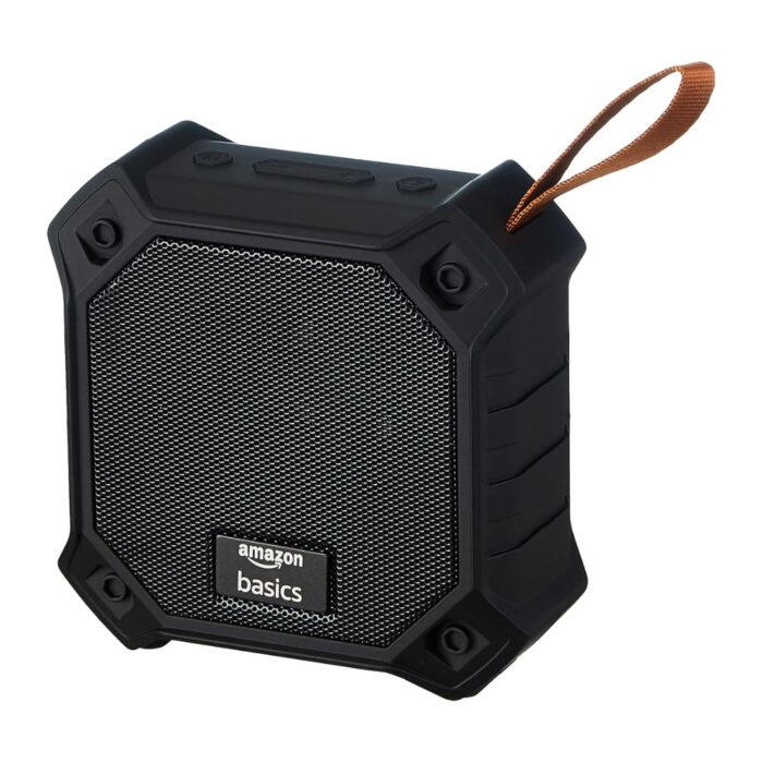 amazon basics 5W Bluetooth 5.0 Speaker, Upto 36 Hours Playtime, True Wireless Technology, Built in Mic, Multiple Connectivity Modes (Black) - Image 1