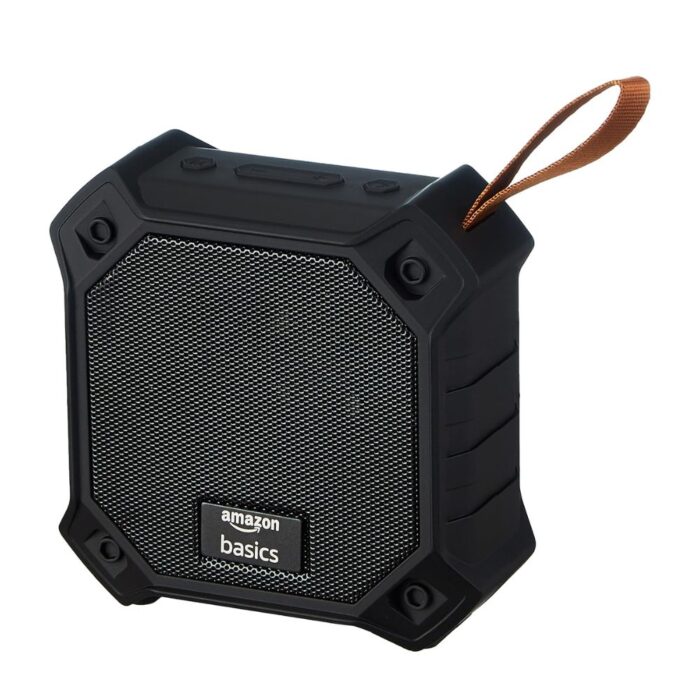 amazon basics 5W Bluetooth 5.0 Speaker, Upto 36 Hours Playtime, True Wireless Technology, Built in Mic, Multiple Connectivity Modes (Black) - Image 1