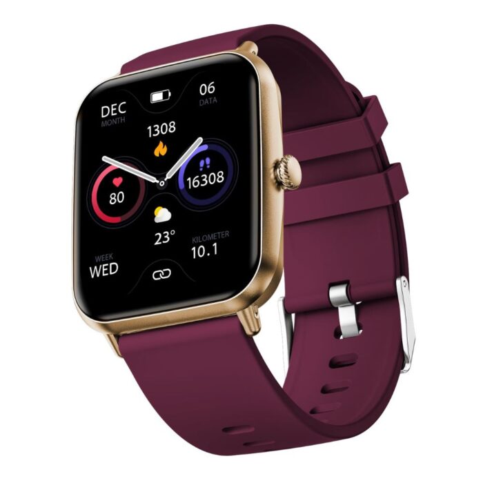 Fire-Boltt Ninja Call Pro Plus Smart Watch 1.83 inch with Bluetooth Calling, AI Voice Assistance, 100 Sports Modes IP67 Rating, 240 * 280 Pixels High Resolution (Wine) - Image 1