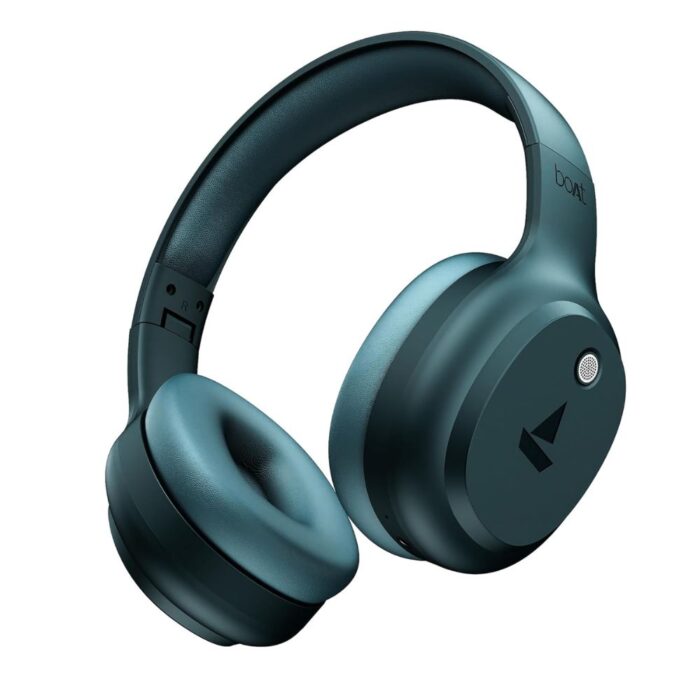 Rockerz 421 (Launch 2025), 40hrs Battery, Low Latency (40ms), 40mm Drivers, ENx Technology, Integrated Controls, v5.4 Bluetooth Headphones, Wireless Headphones with Mic (Bold Blue) - Image 1